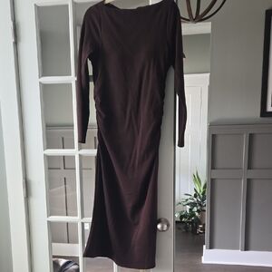 OGL Chocolate Long Sleeve Dress